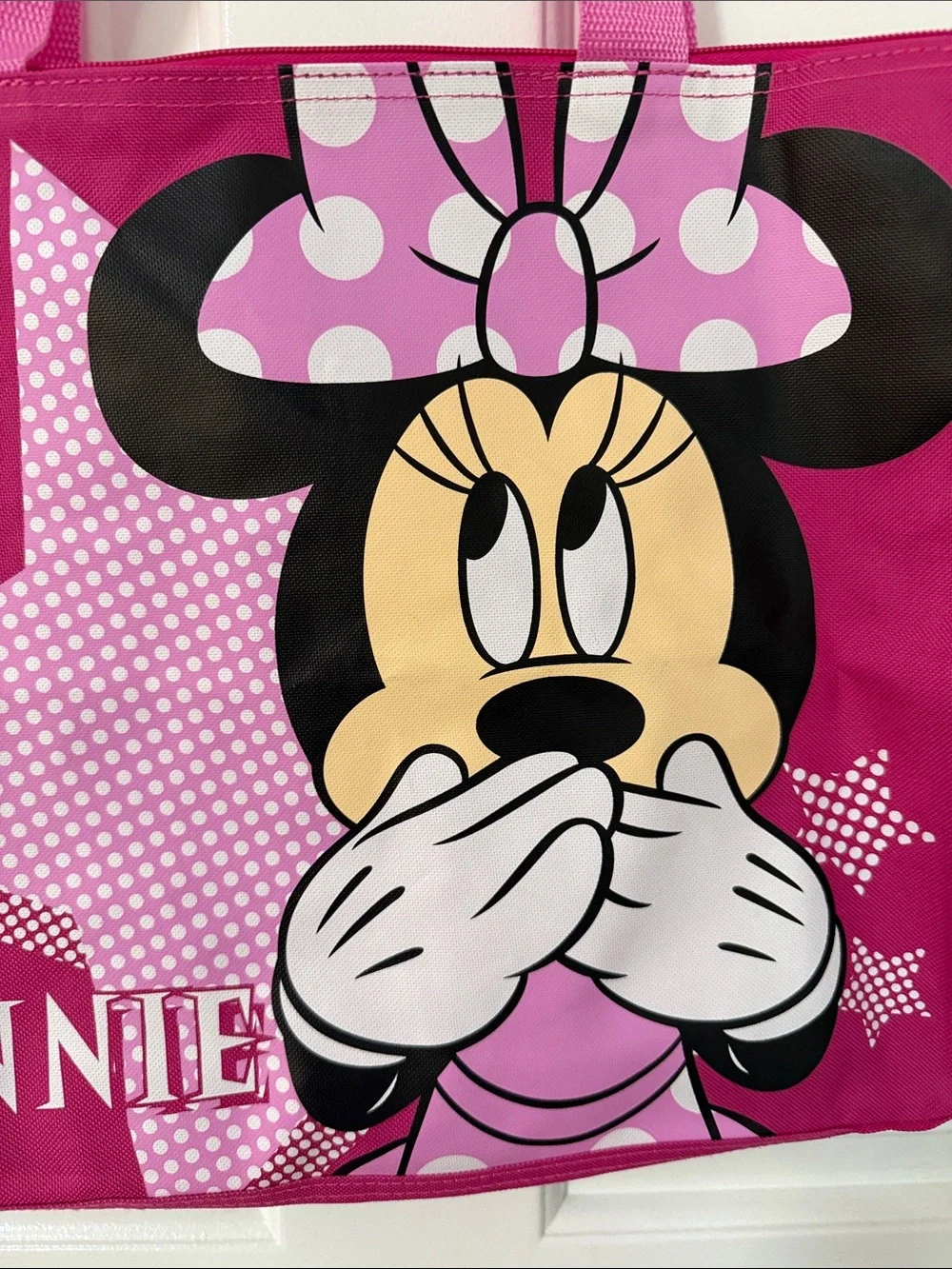 Minnie Mouse Pink Kids Tote Bag
